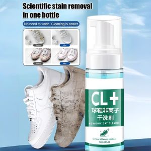 【Washing Shoes Is Effortless】Shoe Cleaner White Shoe Cleaner Mousse Dry Cleaning Foam No-Clean Stain Removal Shoe Cleaning Brush Shoe Magic小白鞋清洗慕斯