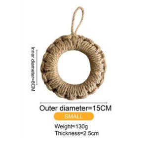 OMK แผ่นรองกันโดนลวกหม้อแผ่นรองจานการทอผ้าหญ้าจากอเมริกาแผ่นรองฉนวนกันความร้อนและจานรองแก้วแผ่นกันโดนลวกหม้อ