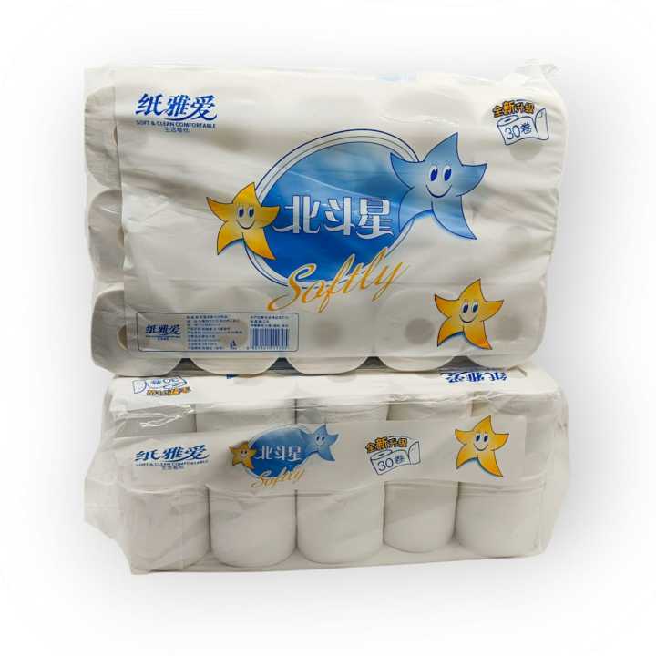 [ READY STOCK] 🧻纸雅爱北斗星厕纸 30卷 Good Quality Softly Economy Pack Toilet ...