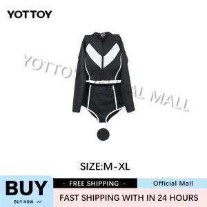 YOTTOY Split Swimsuit Womens Long Sleeved Sunscreen Slim Slim Boxer Conservative Sports Fashion Student Swimsuit Diving