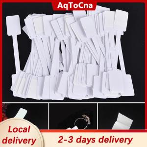 [COD] AqToCna Ship within 24 hours 100pcs White Price Label Tags with Hanging String Jewelry Stationery Shoes Cloth