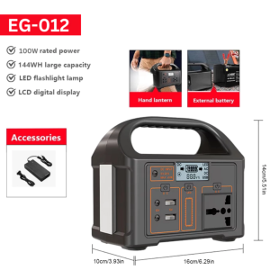 300W Portable Power Station | 220V Solar Generator | Rechargeable Power Bank | Outdoor & Emergency Power Supply