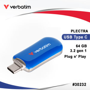 VERBATIM PLECTRA USB - TYPE C FLASH DRIVE 64GB 3.2 GEN 1