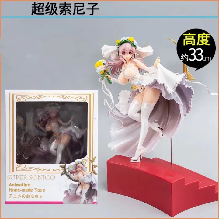 Super Sonico Wedding Anime SexyFigure Girl Action Model Toy Statue Collectible PVC outlets