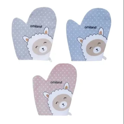 Omiland Waslap Tangan Bayi Isi 3 Alpaca Series - OTW1002