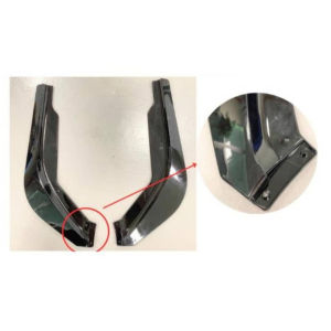 HONDA CITY GN2 SEDAN 2023-2025 HATCHBACK 2024-2025 RS FLRS THAI GLOSS BLACK FRONT BUMPER LIP SKIRT