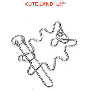 Bộ trò chơimở khóa Luban kim loại độ khó siêu cấp khóa khổng minh thích hợp để thách đố thử thách IQ trí tuệ