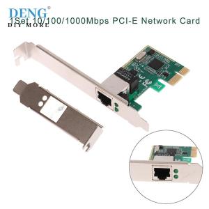 【Special price】Deng 1Set 10 100 1000Mbps Gigabit Ethernet PCI Express PCI-E Network Card RJ-45 LAN Adapter Converter Network Controller