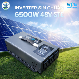 Bộ chuyển đổi điện STE 6500W 48VDC lên 220V-Sóng Sin Chuẩn Tinh Khiết