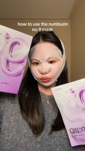 NUMBUZIN No.9 NAD+ BIO Lifting-sil Full Face Mask (4 Sheets + Lifting Band) 28ml