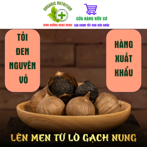 Tỏi đen lên men LANDFOODS cao cấp hỗ trợ tiêu hóa tăng sức đề kháng tốt cho tim mạch hộp 200G