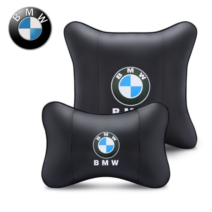 BMW Car Neck Pillows Auto Headrest Lumbar Pillow Support Cushion Car