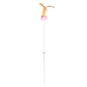 cat stick cat toys stick feather steel wire with small bell pet toys funny cat stick