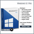 Win 8.1 Pro Original Licence Key RETAIL / OEM Permanen Microsoft Windows Genuine Lifetime. 