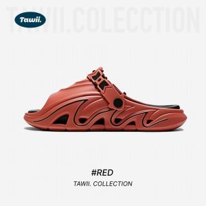 Tawii. Slipper for Men Pioneer Thick Sole Outdoor Sandals Non-slip Breathable Beach Slippers 4CM
