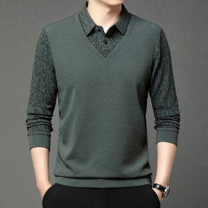 Mens loose longsleeved bottoming shirt