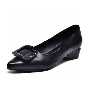 Cusp Black shoes for women korean ladies flat shoes for women slip on black shoes women doll shoes woman elegant new style 2024