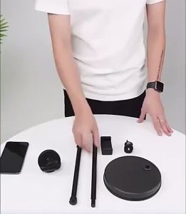 overhead shooting ring fill light multi-function tripod selfie photography live desktop light shooting vlog