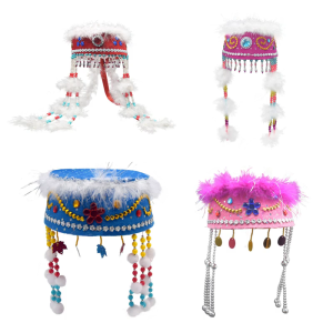 Women Ethnic Styles Hat Travel Exquisites Hat Vintage Embroidery Handmade Hat Everyday Wear