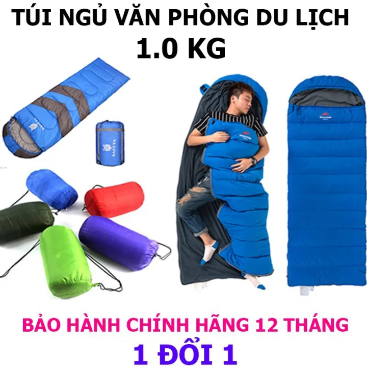 Túi Ngủ Du Lịch Giữ Ấm, Túi ngủ Văn Phòng gấp gọn chất liệu dày dặn, êm ...