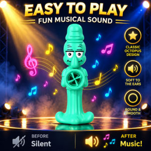 Octopus Kazoo Funny Kazoo Novelty Mouth Kazoo Musical Instrument Party Favor Toy Fun Game Kids Adults