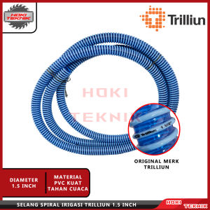 Selang Spiral 1.5 inch Trilliun Selang Sedot Alkon Air Lumpur Banjir