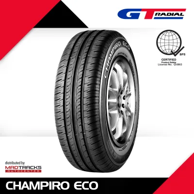 GT Radial 185/60 R13 80H CHAMPIRO Eco Tire ( 185/60R13 Gajah Tunggal CLEARANCE SALE DOT 2021 )
