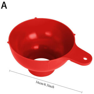 Plastic Wide Mouth Funnel Large Caliber Anti-Spill Canning Funnel For Jam Sauce Jar Filling