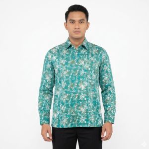Exclusive Batik Long Sleeve (M Size) - 100% Genuine Handmade Batik - Hand-Stamped