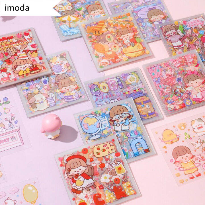 imoda 25 sheets/bag Cute Cartoon Waterproof Stickers Scrapbook/Phone ...