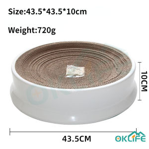 [OKLIFE SG][OKLIFE. SG]Cat Scratcher board Cat pet bed Cats nest dogs Nest Replaceable Corrugated Paper Grinding Claw Toys