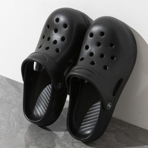 Slippers Cavernous Sandals For Women  Heightening Hole Summer Shoes DIY  Accessories Leaky Hole Beach Slippers Comfortable Breathable Outdoor/Indoor Slippers One Size Smaller
