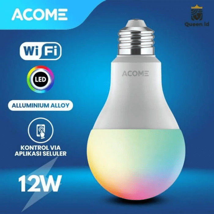 BARDI Smart Light Bulb Lampu Bohlam LED WIFI RGBWW 12W Home IoT