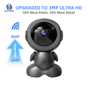 V380 Pro 1080p CCTV Camera WiFi Connect Cellphone with Two-Way Audio Talk for Baby Monitor Indoor Night Vision Remote Control Auto Recording insert Micro SD Card