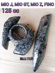 Mio JFino 125Cc Carbon Forget WtfKipas Carbon Dan Cover Knalpot Carbon Mio J Mio Z Fino Soul Gt Carbon Wtf