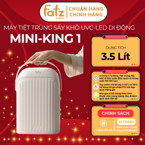 Máy tiệt trùng sấy khô UVC LED di động FATZ BABY Mini-King 1 FB4702ZH nhỏ gọn và trọng lượng nhẹ