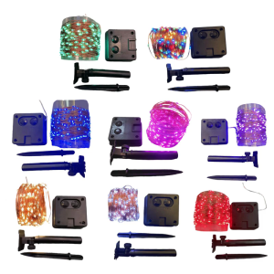 Flexible Solar Copper Wire LED String Lights Outdoor Waterproof Decorative Light Festival Lighting Easy Installation