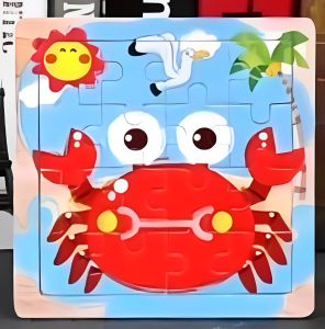 Mainan Edukatif / Puzzle Kayu /Jigsaw Puzzle 16 Pcs Kecil MURAH