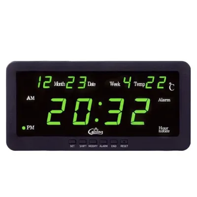 นาฬิกาดิจิตอล (CX1080) 21.5x10.3x3cm นาฬิกา ตั้งโต๊ะ LED DIGITAL CLOCK นาฬิกาแขวน นาฬิกาตั้งโต๊ะ