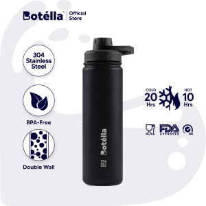 Botella Vacuum Flask (650ml/22oz) Thermos Stainless Steel Water Bottle Temperature Retention up to 20 hours BPA Free Leak-Proof and Durable Insulated Double Wall 20hrs Cold and 10hrs Hot Drinks