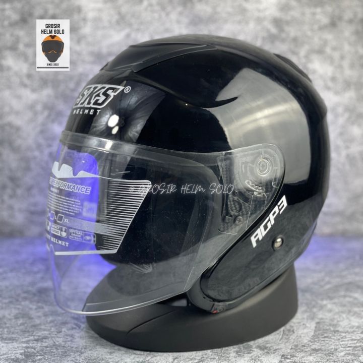 Helm half face sks kyoto original SNI Lazada Indonesia