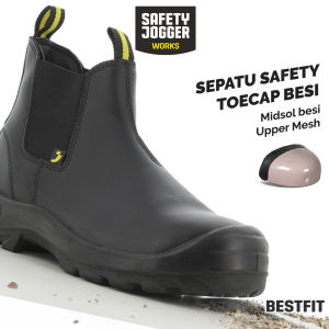 Sepatu Safety Jogger Bestfit S1P Sepatu Proyek Sepatu Pekerja Sepatu Safety Klasik Steel Toecap Anti Paku Antistatic ESD
