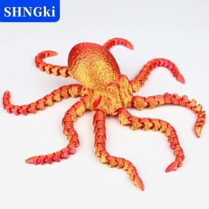[COD] 🔥🔥🔥SHNGki 3D in có khớp nối bạch tuộc poseable xúc tu Bàn đồ chơi PLA điêu khắc cho Kid Jointed cơ thể trang trí đồ chơi