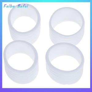 [Feibe Befei] 4pcs Tennis Racket Rubber Ring Grip Stretchable Stretchy Handle Rubber Ring