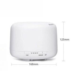 500ML 4-in-1 Ultrasonic Aroma Diffuser & Air Humidifier with 7-Color LED Mood Light | Local SG 3-Pin Plug