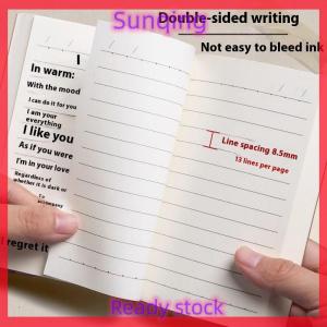 SQ Stationery [Flash Sale] A6 Pocket Notebook – 128 Sheets (256 Pages) – Lined Blank Grid Pages – Thickened Kraft Paper Cover – Compact Notepad