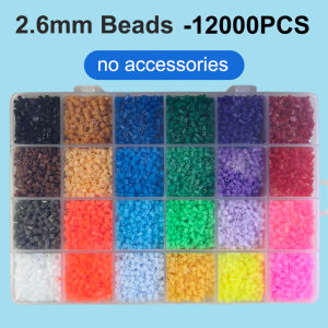 Fuse Beads 12000pcs 2.6MM Iron Beads For DIY Crafts With Kids Making Jewelry Homemade Decorations
