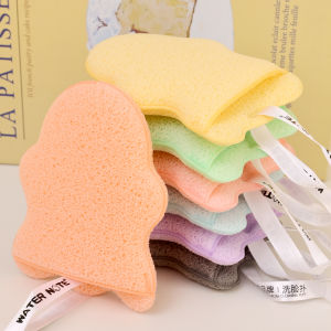 Dorisna Face Wash Puff Reusable Soft Face Cleaning Sponge Cat Paw Glove Mud Film Cleaner Facial SPA Massage Makeup Removal Tools