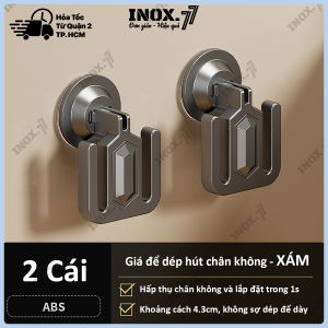 Móc treo dép trên tường nhà WC đơn giản tiện lợi treo dép nhà WC bằng cốc hút - 609