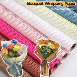 Bouquet Wrapping Paper Colorful Honeycomb Paper Wrapper Packaging Flower Wrapper Lining Art Paper